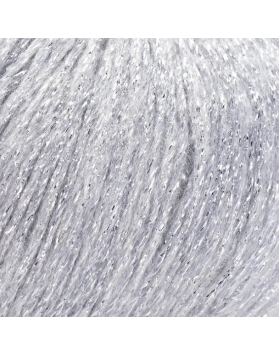 Yarnart Manhattan - Simli El Örgü Ipi Açık Gri-901