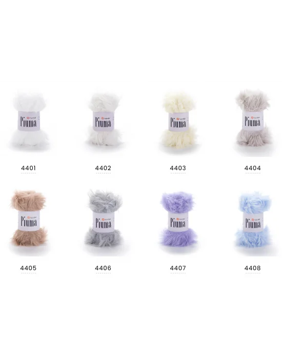 YarnArt Piuma 50g El Örgü İpi – %100 Polyester, Yumuşak Dokulu, Orta Kalınlıkta, Tığ ve Şiş Uyumlu Hafif Örgü İpliği