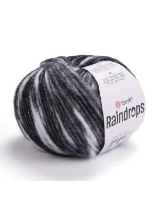 YarnArt Raindrops El Örgü İpi – 50g 115m | Yünlü, Akrilik ve Polyamid Karışımlı Orta Kalınlıkta Renkli İplik