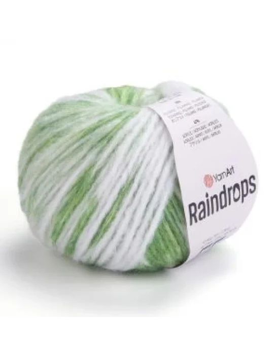 YarnArt Raindrops El Örgü İpi – 50g 115m | Yünlü, Akrilik ve Polyamid Karışımlı Orta Kalınlıkta Renkli İplik