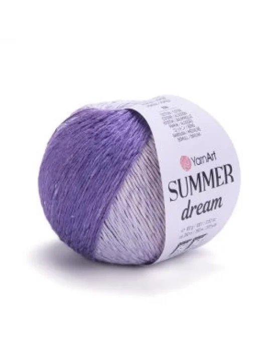YarnArt Summer Dream 4306 Ebruli El Örgü İpi – 100g / 350m – %70 Pamuk %30 Viskoz – Yazlık İnce Renkli İplik