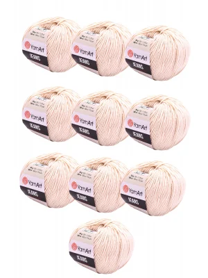 10 x Yarnart Jeans 05 Krem 10lu Paket Amigurimi Bebek Ipi Yarnart Jeans 10 Adet