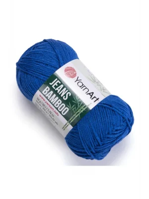 Jeans Bamboo - El Örgü Ipi Saks Mavisi-123