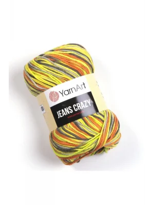 Jeans Crazy Ebruli El Örgü Ipi Ebruli-7201