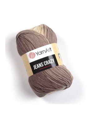 Jeans Crazy Ebruli El Örgü Ipi Ebruli-8201