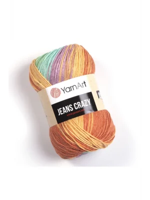 Jeans Crazy Ebruli El Örgü Ipi Ebruli 8202