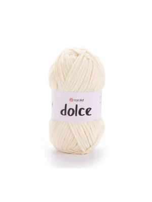 Dolce - Kadife El Örgü Ipi Krem-783
