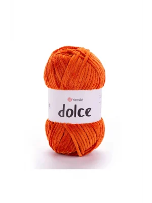 Dolce - Kadife El Örgü Ipi Turuncu-778