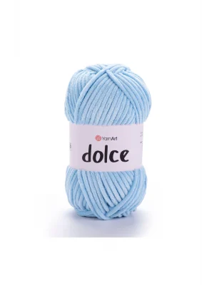Dolce - Kadife El Örgü Ipi Bebe Mavisi-749