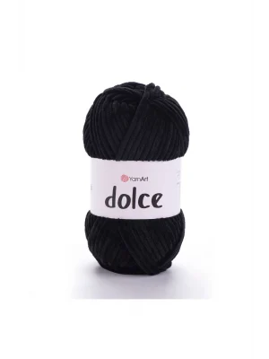 Dolce - Kadife El Örgü Ipi Siyah-742