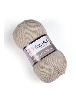 MERINO DE LUXE 50 - EL ÖRGÜ İPİ AÇIK BEJ-033