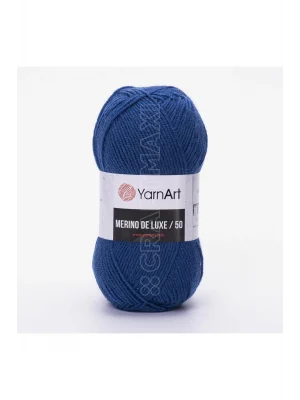 MERINO DE LUXE 50 - EL ÖRGÜ İPİ PETROL MAVİSİ-551