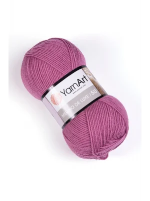 Merıno De Luxe 50 - El Örgü Ipi Gül Kurusu-3017