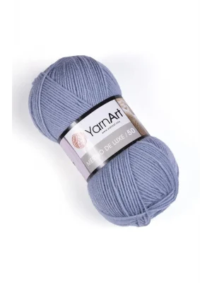 MERINO DE LUXE 50 - EL ÖRGÜ İPİ BUZ GRİSİ-3072