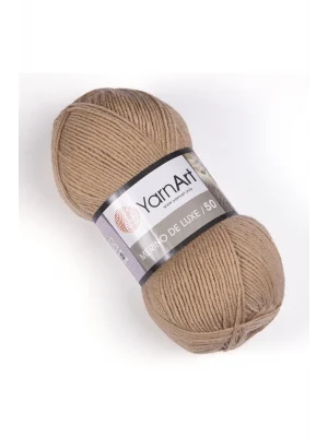 MERINO DE LUXE 50 - EL ÖRGÜ İPİ BEJ-511
