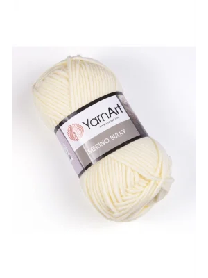 Merıno Bulky - El Örgü Ipi Krem-7003