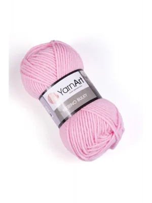 Merıno Bulky - El Örgü Ipi Şeker Pembesi-217