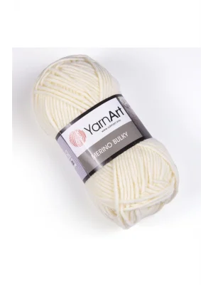 Merıno Bulky - El Örgü Ipi Açık Krem-502