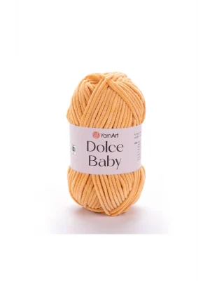 DOLCE BABY - KADİFE, BEBEK EL ÖRGÜ İPİ BEJ-855