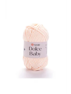 Dolce Baby - Kadife, Bebek El Örgü Ipi Açık Yavruağzı-779
