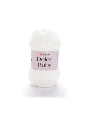 Dolce Baby - Kadife, Bebek El Örgü Ipi Krem-745