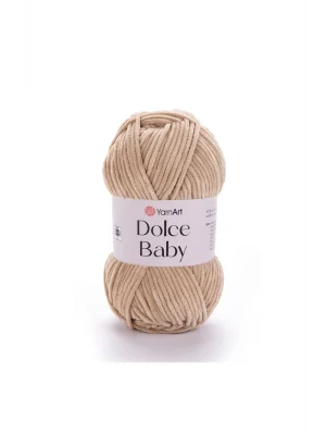 Dolce Baby - Kadife, Bebek El Örgü Ipi Bej-747