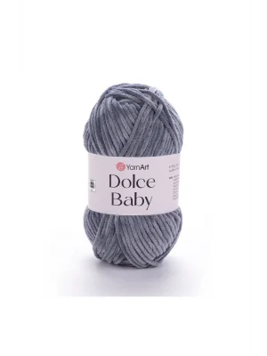 Dolce Baby - Kadife, Bebek El Örgü Ipi Gri-760