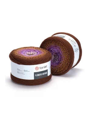 Flowers Merıno Ebruli El Örgü İpi Ebruli-548