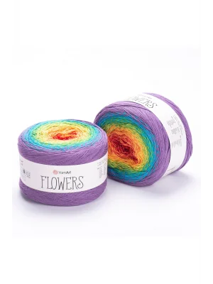 Flowers - Ebruli El Örgü Ipi Ebruli-277