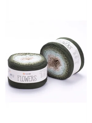 Flowers - Ebruli El Örgü Ipi Ebruli-311