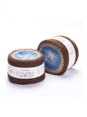 Flowers Ebruli El Örgü Ipi - 320
