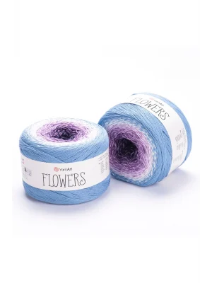 Flowers - Ebruli El Örgü İpi Ebruli-264