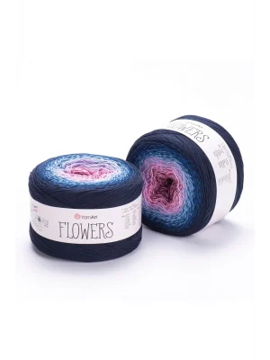 Flowers - Ebruli El Örgü Ipi Ebruli-273