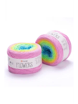 Flowers - Ebruli El Örgü Ipi Ebruli-312