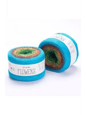 Flowers - Ebruli El Örgü Ipi Ebruli-314