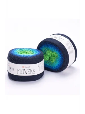 Flowers - Ebruli El Örgü İpi -300