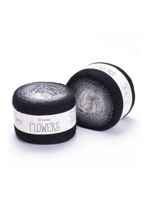 Flowers Ebruli El Örgü Ipi Ebruli 253