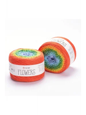 Flowers - Ebruli El Örgü Ipi Ebruli-255