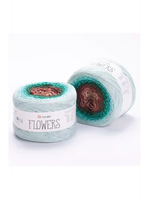 Flowers - Ebruli El Örgü Ipi Ebruli-318