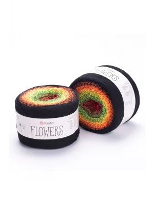 Flowers - Ebruli El Örgü Ipi Ebruli-267