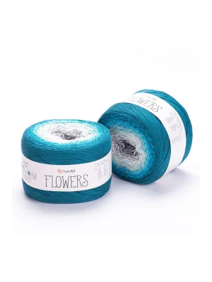 Flowers - Ebruli El Örgü Ipi Ebruli-289