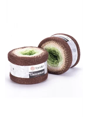 Flowers Moonlıght - Simli, Ebruli El Örgü Ebruli-3272