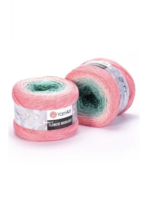 Flowers Moonlıght - Simli, Ebruli El Örgü Ebruli-3292