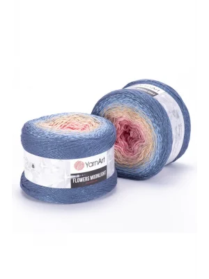 Flowers Moonlıght - Simli, Ebruli El Örgü Ebruli-3262