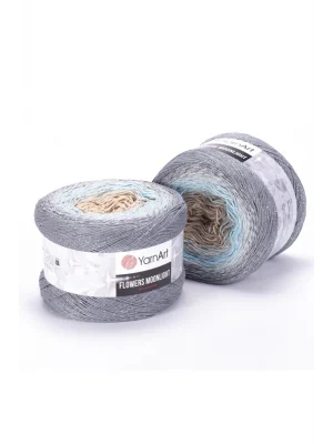 Flowers Moonlıght - Simli, Ebruli El Örgü Ebruli-3268