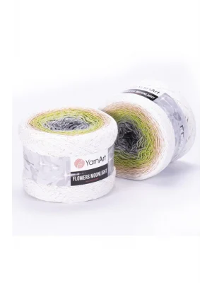 Flowers Moonlıght - Simli, Ebruli El Örgü Ebruli-3274