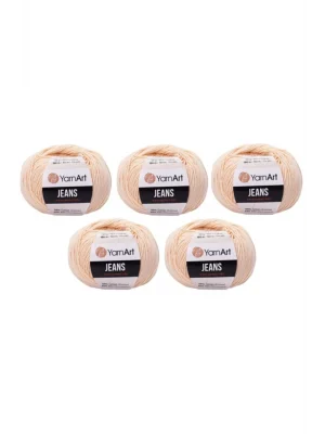 Jeans Amigurumi Örgü Ipi 5li Paket 73 Ten Rengi Amigurimi Bebek Ipi