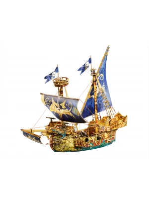 Korsan Gemisi 3D Karton Maket Puzzle Hediyelik Yapboz