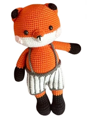 Amigurumi El Örgüsü Oyuncak Tilki