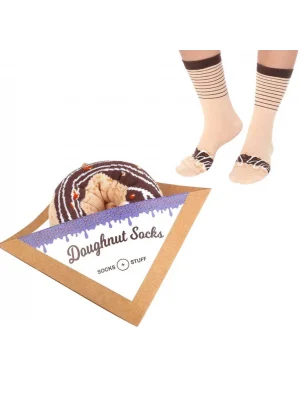 Chocolate Caramel Donut Çorap